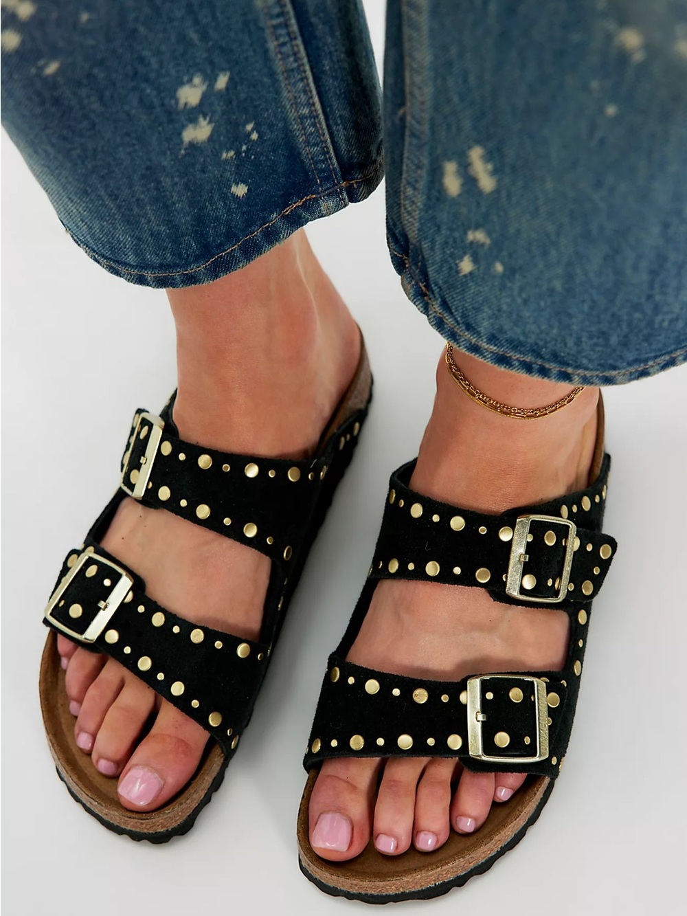 Birkenstock Arizona Rivets Sandals - Picture 1 of 6